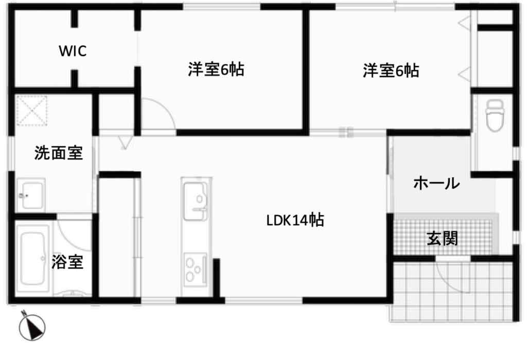 南原 戸建 間取り919